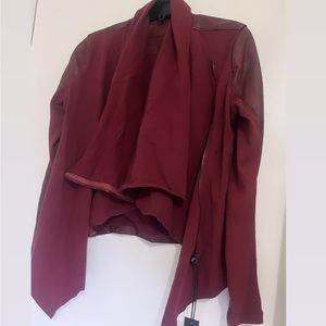 Blanknyc Jacket With Drapery Collar
